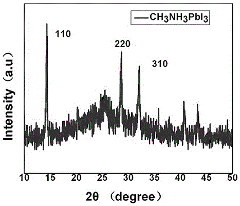 Method for manufacturing organic and inorganic perovskite crystal film