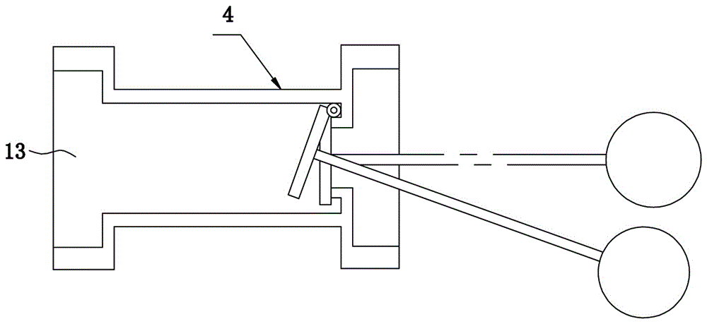 A mechanical potted plant automatic water supply system