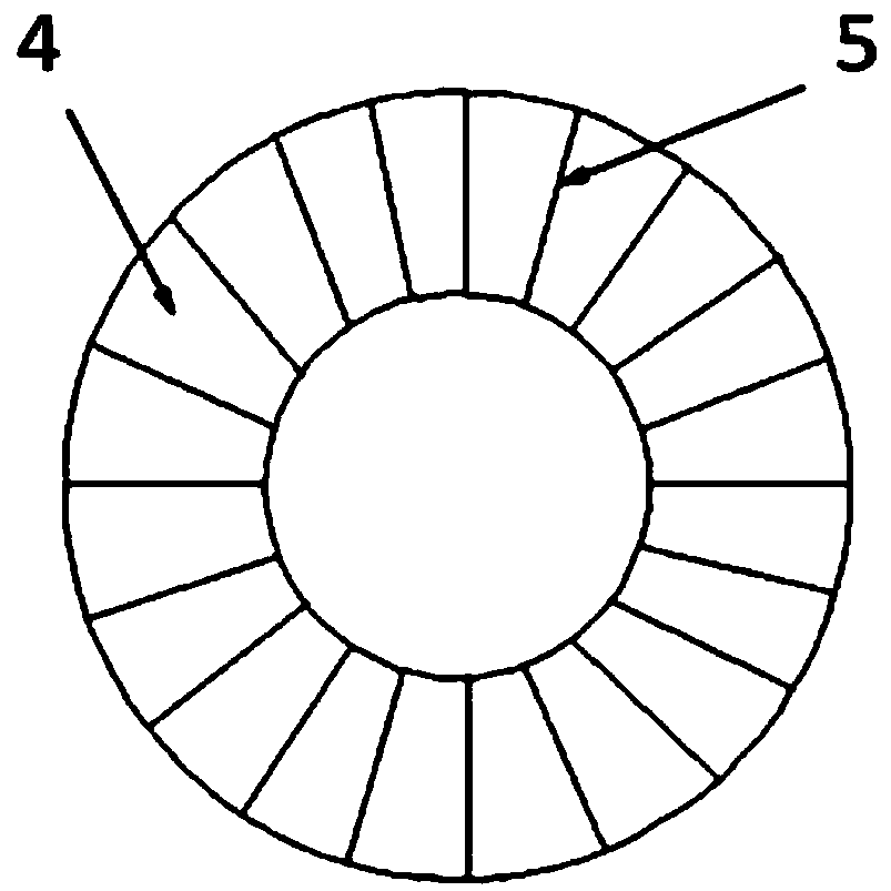 Water-cooling copper crucible device for atomization powdering