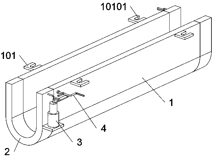 Molten aluminum chute with balanced temperature gradient