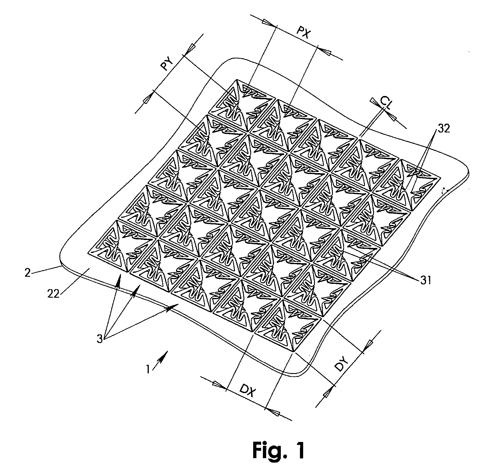 Multipath interconnect with meandering contact cantilevers