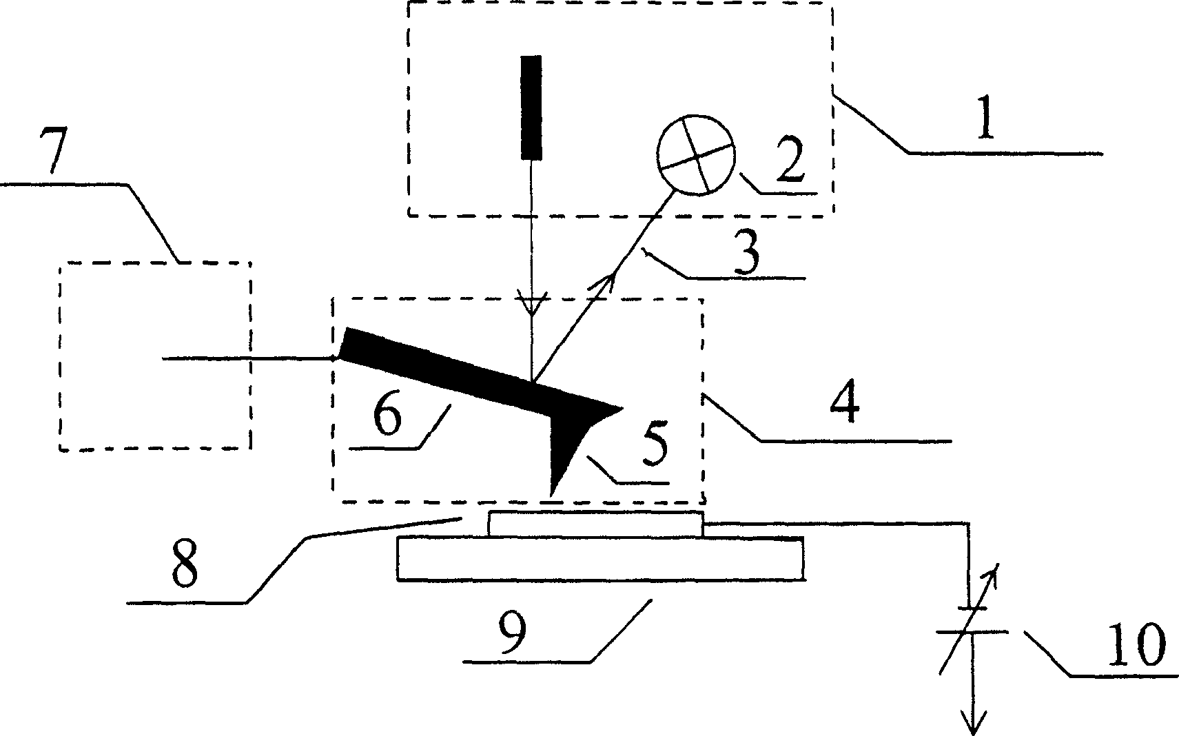 Spin polarized channel atomic force microtechnic