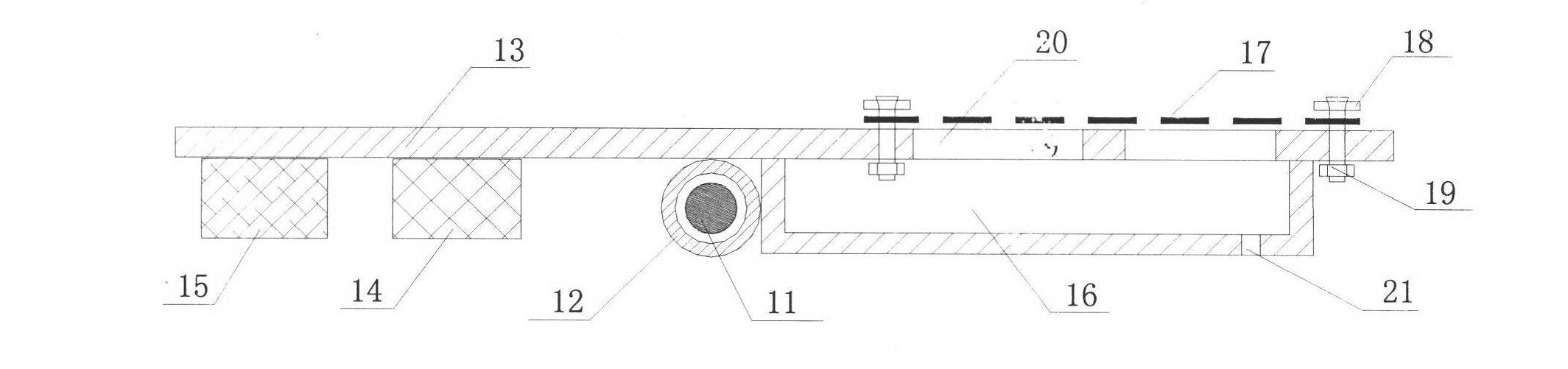 Turning plate type preliminary rainwater intercepting well