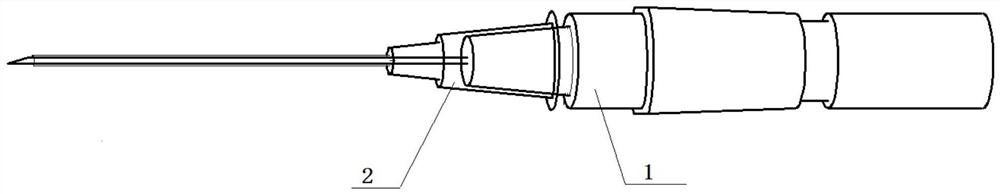 Intraspinal analgesia catheter implantation system for treating intractable cancer pain