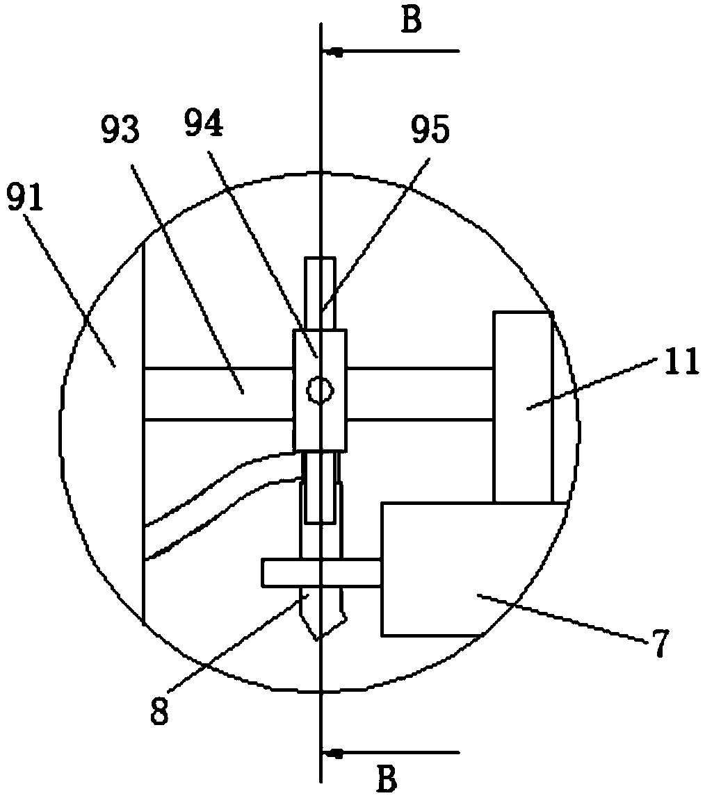 Lithium battery welding rubberizing device