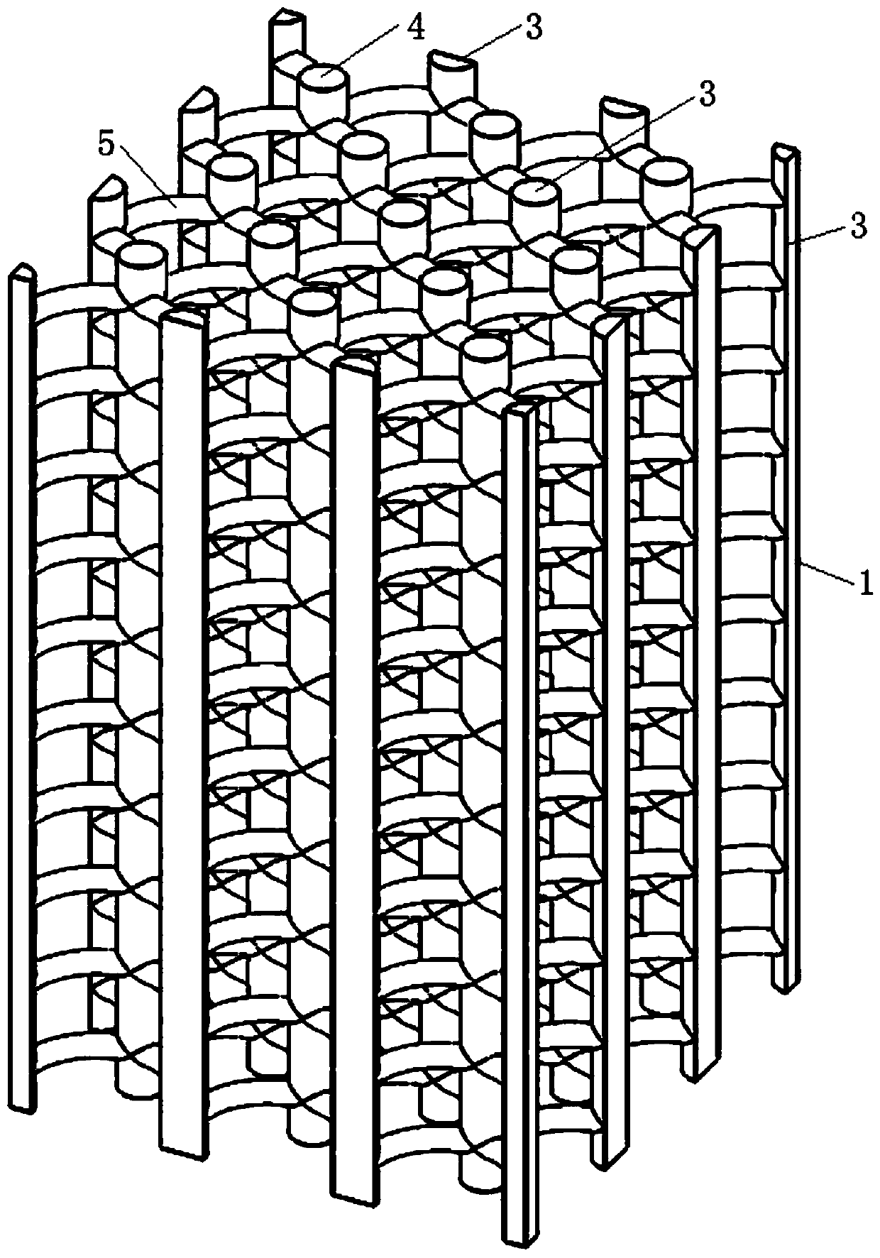 Porous stent for bone repair and preparation method thereof