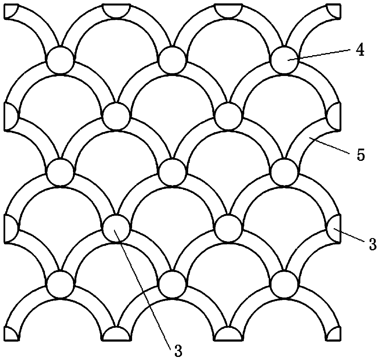 Porous stent for bone repair and preparation method thereof