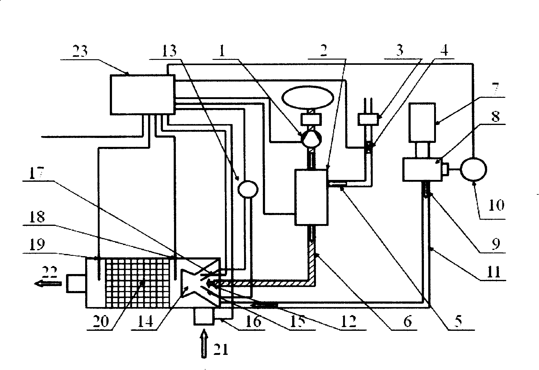 Diesel engine exhaust emission purifying system