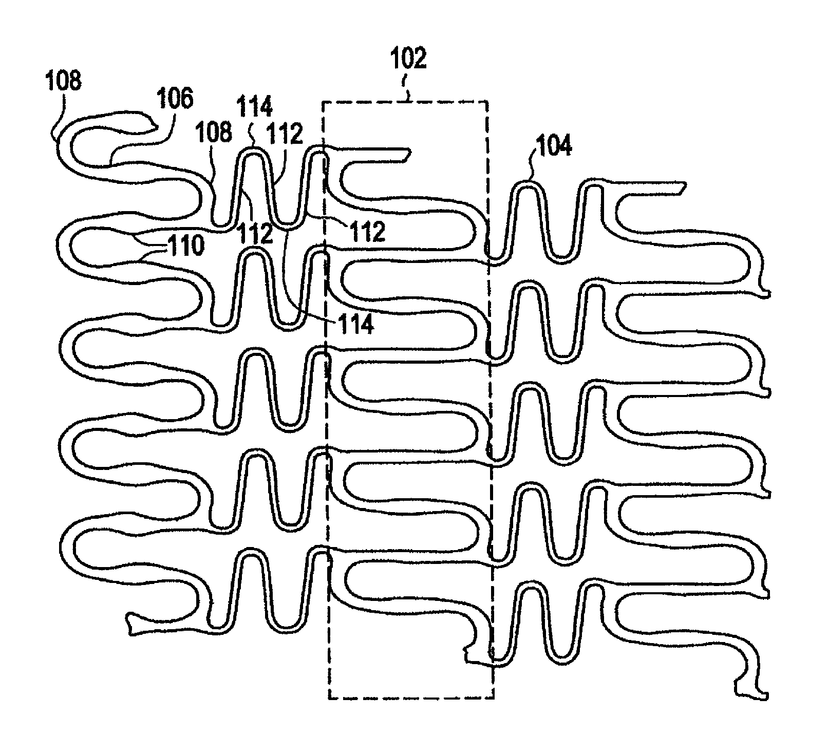 Polymeric stent having modified molecular structures