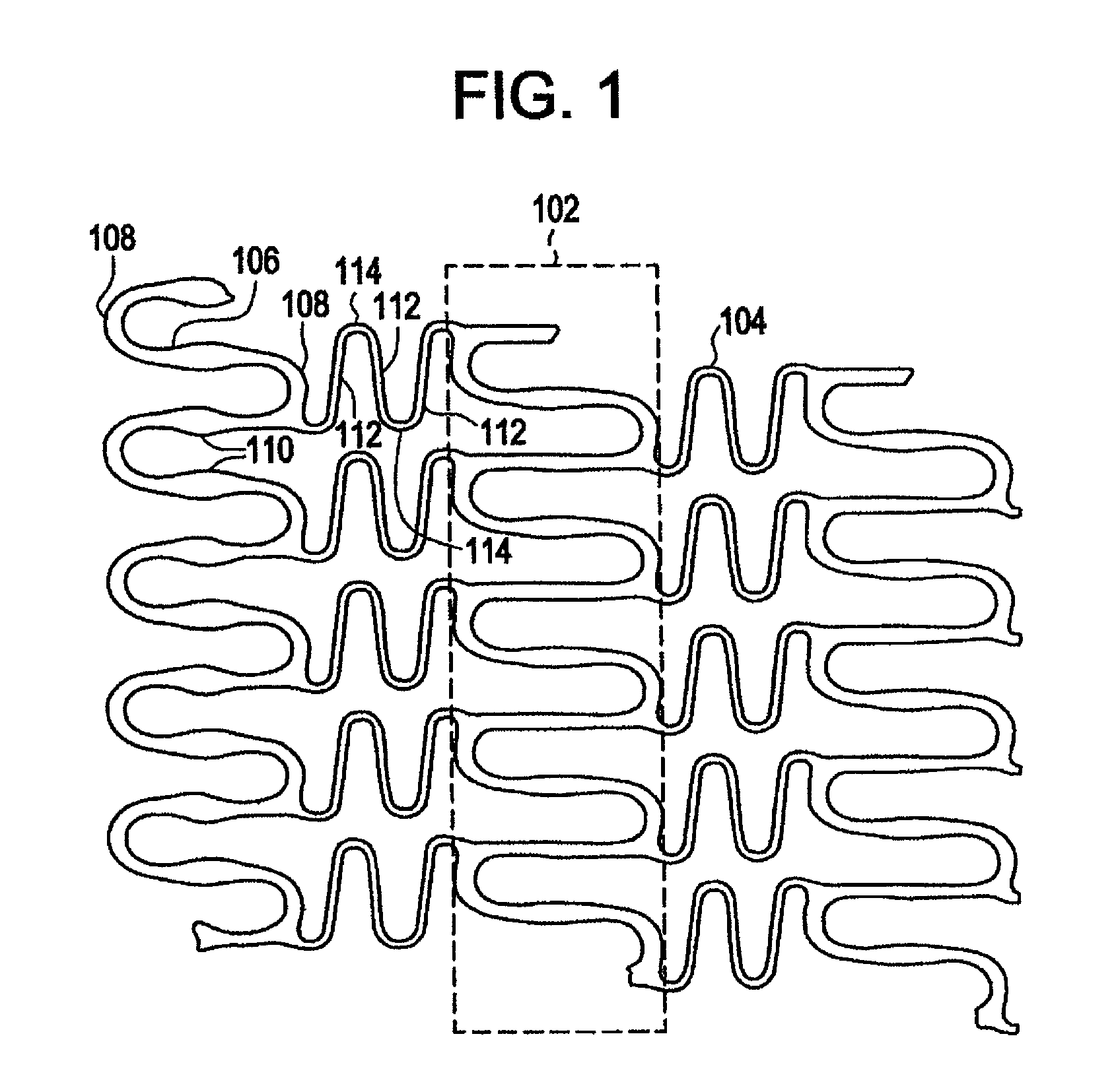 Polymeric stent having modified molecular structures