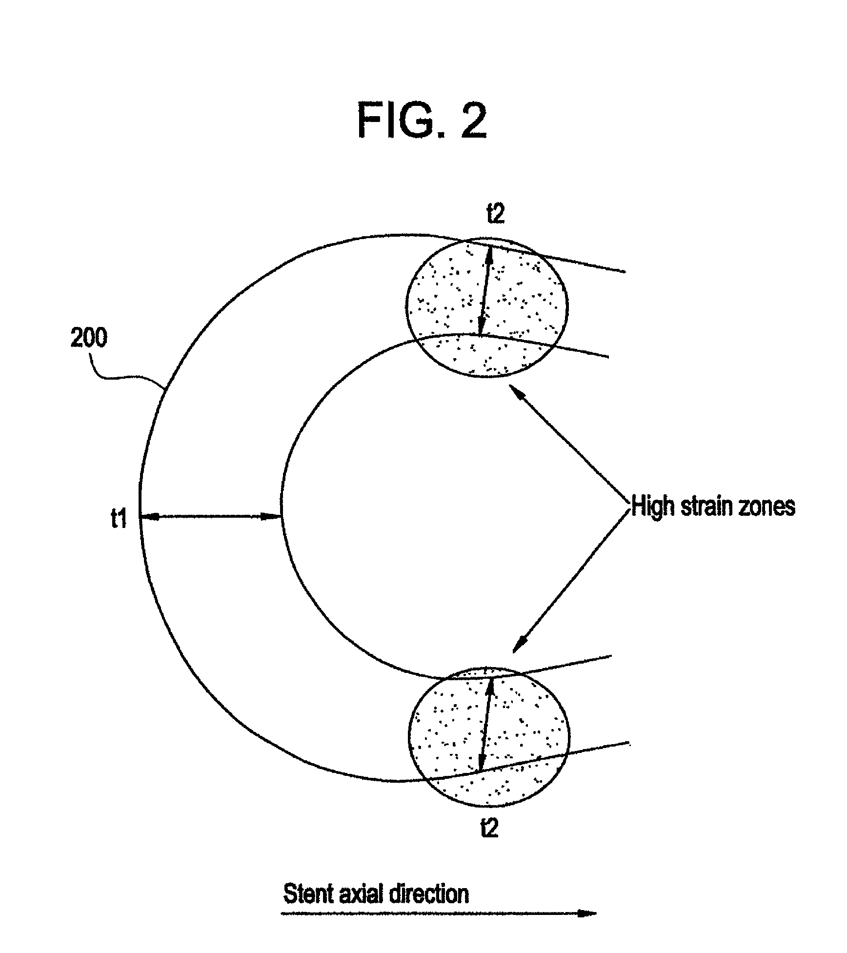 Polymeric stent having modified molecular structures