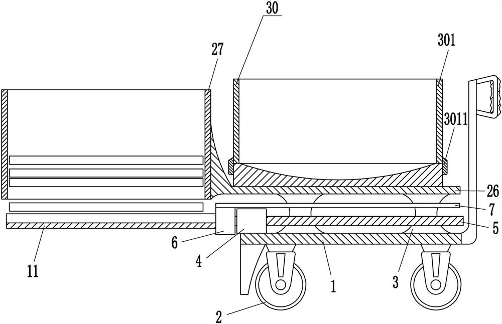 A tree grate placing machine