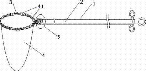 Laparoscopic object retrieval device with controllable pocket size and opening and closing