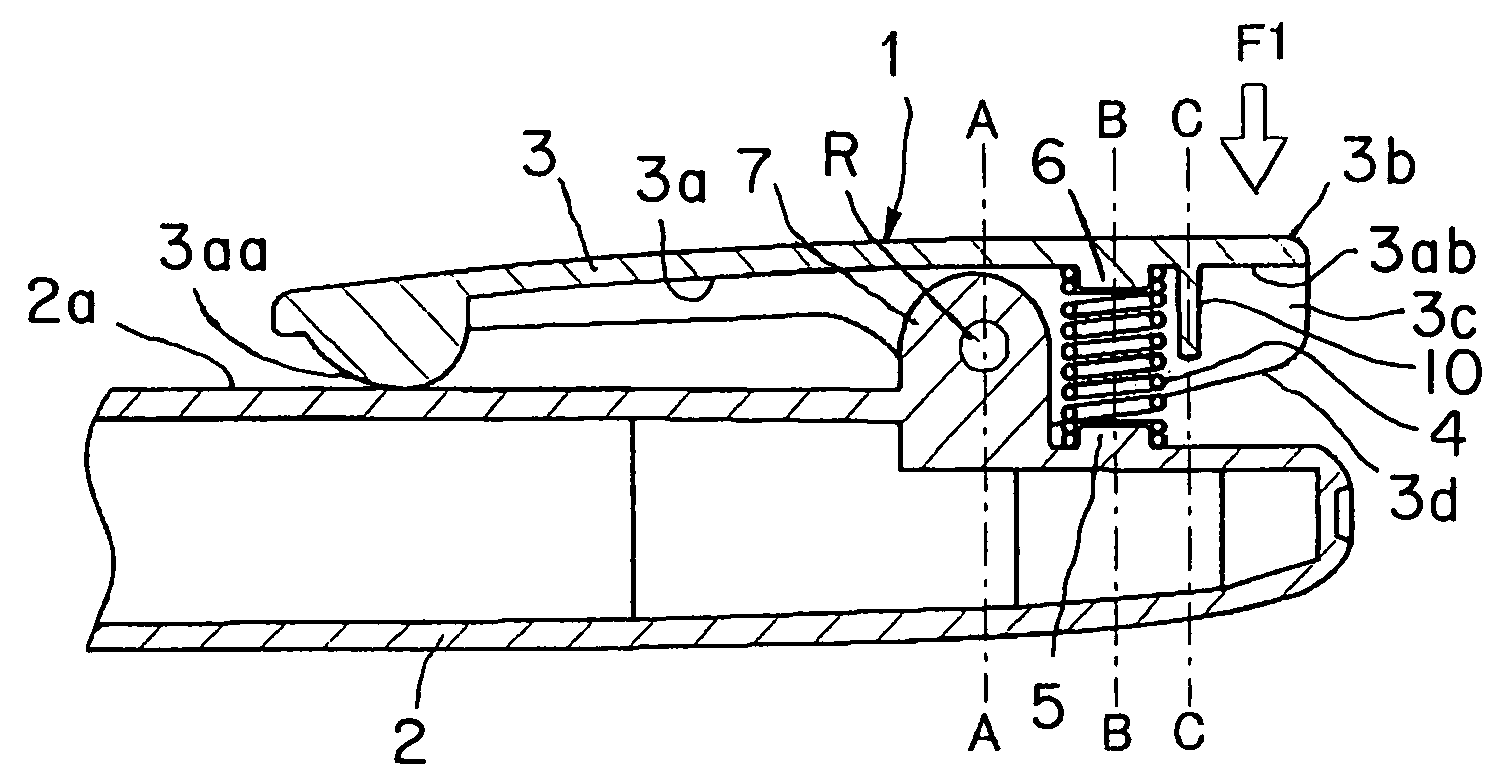 Writing implement with clip