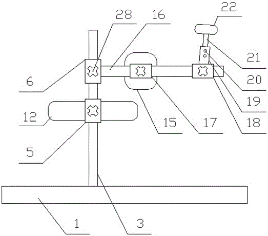 Action correcting device for table tennis training