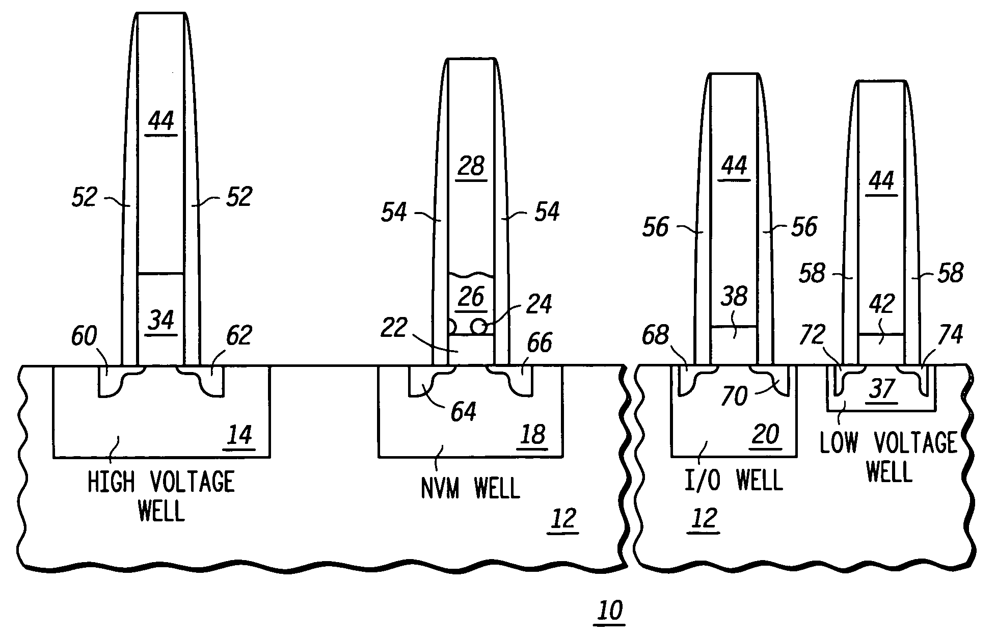 Method of forming a nanocluster charge storage device