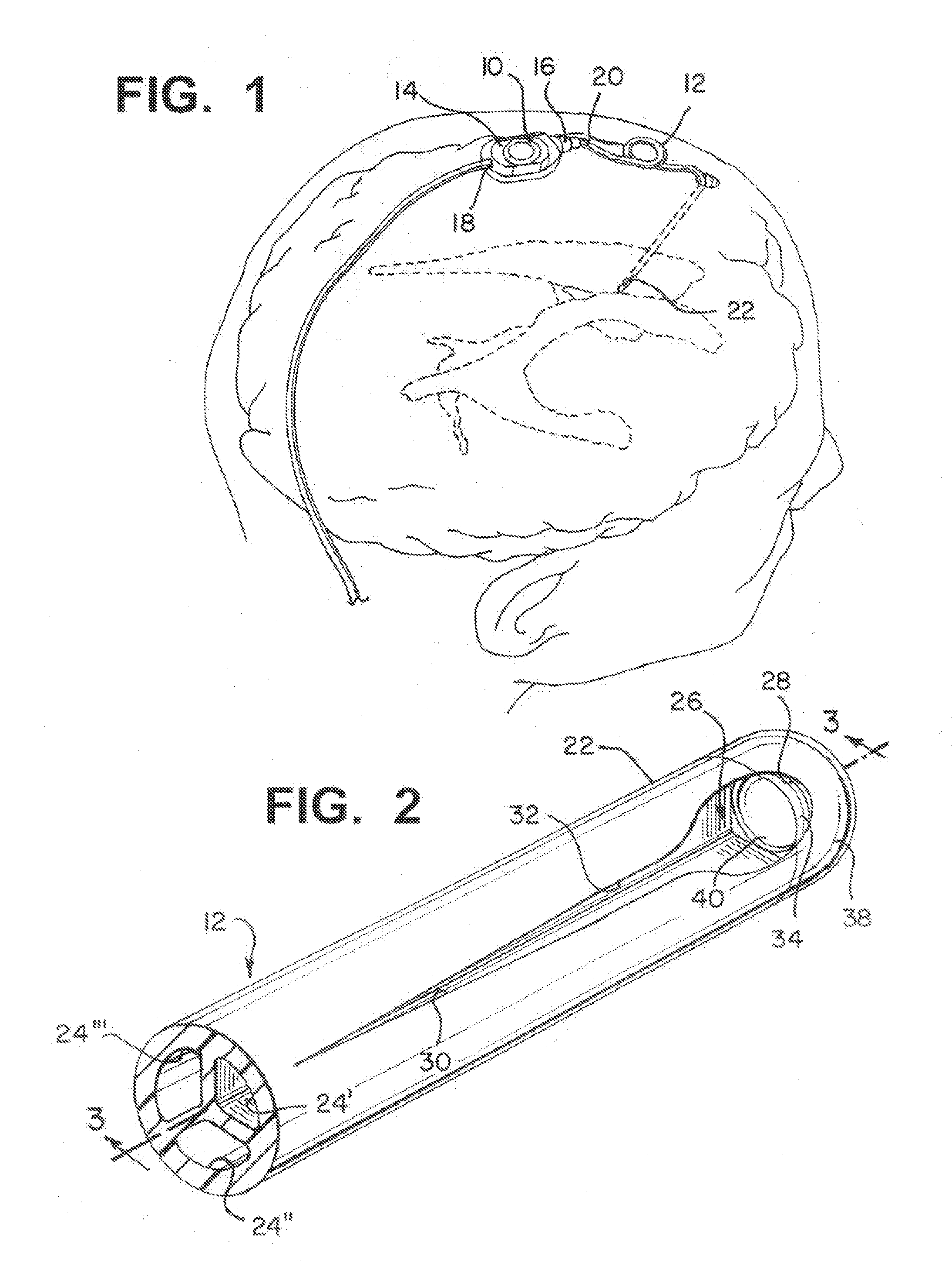 Multi-lumen ventricular drainage catheter