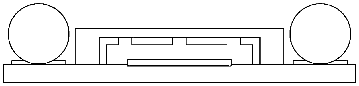 Stacked packaging process for semiconductor device and semiconductor device