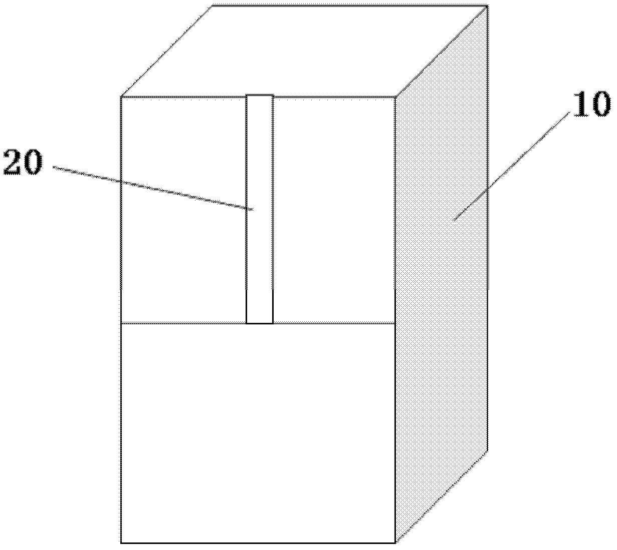 Heating control device and heating control method for condensation resistance of refrigerating vertical beam of side-by-side combination refrigerator