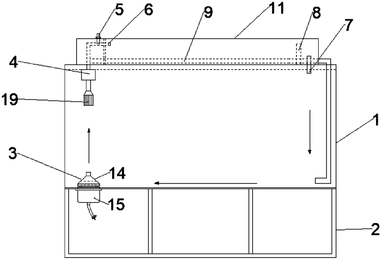 Biochemical fish tank without filter cotton