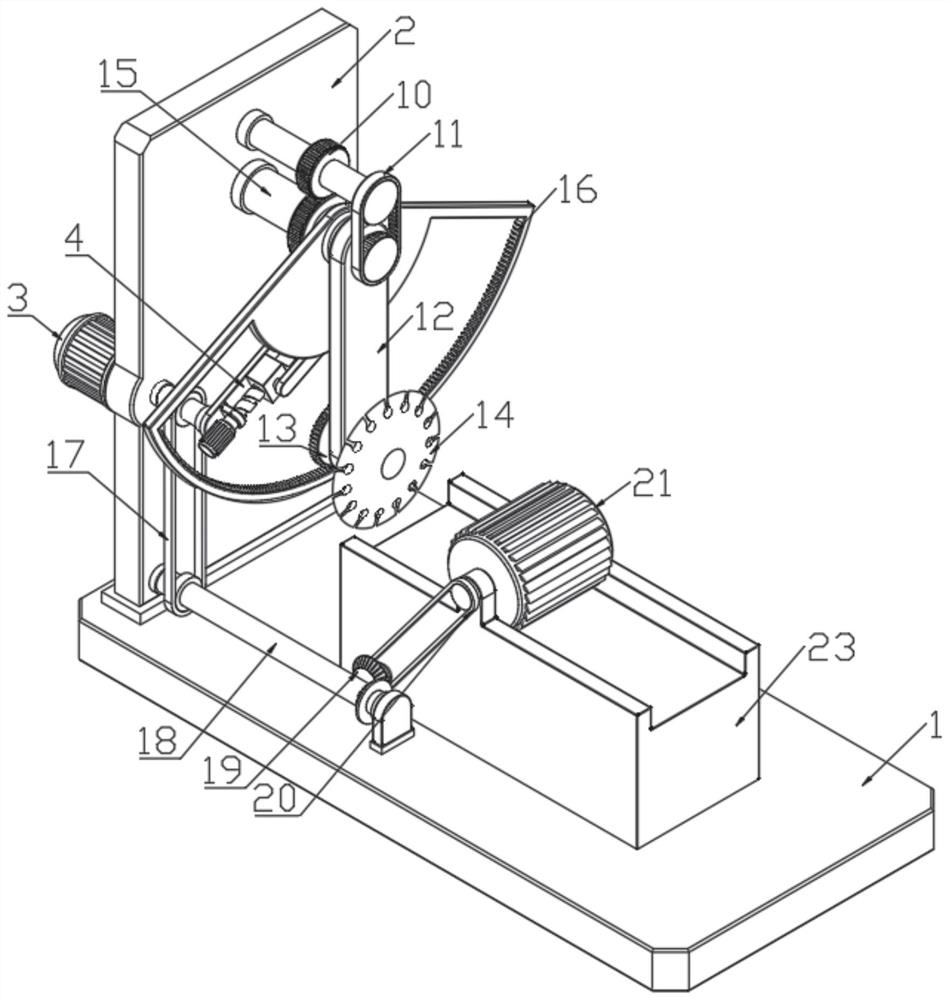 Forage grass cutting and smashing integrated device