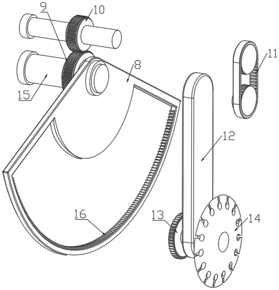 Forage grass cutting and smashing integrated device