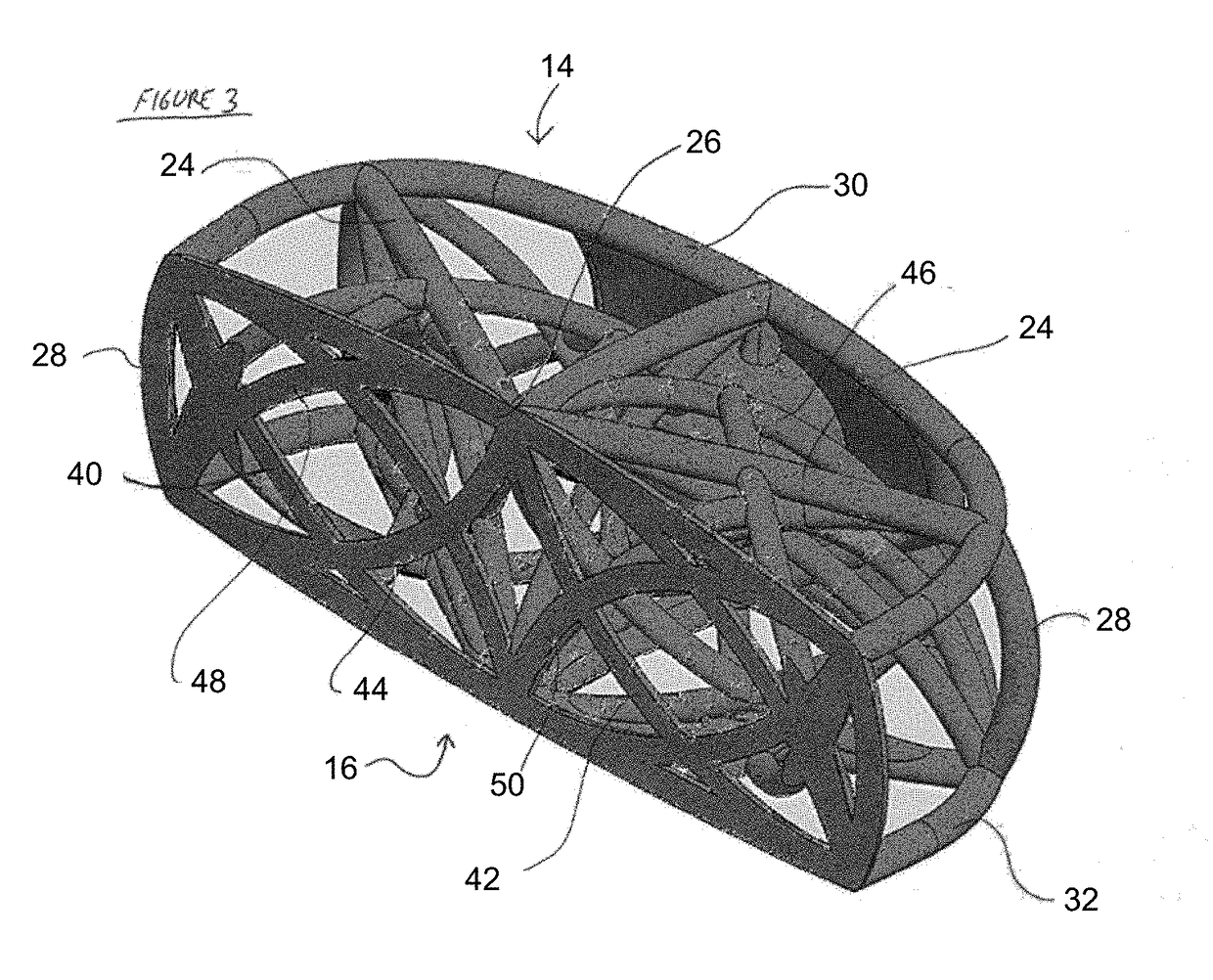 3D printed osteogenesis scaffold