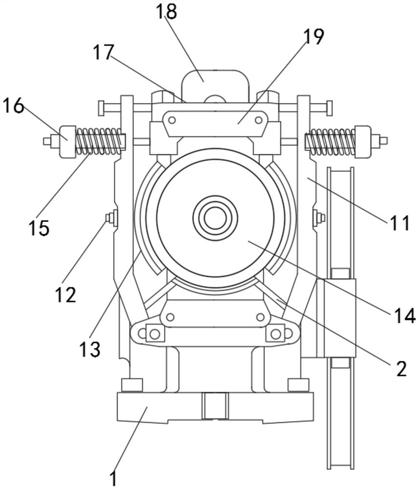 An elevator safety brake