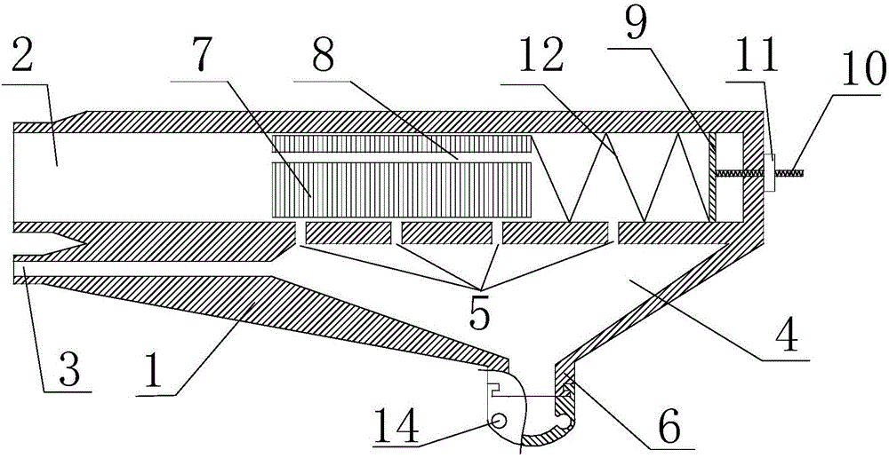 Steady flow spraying device