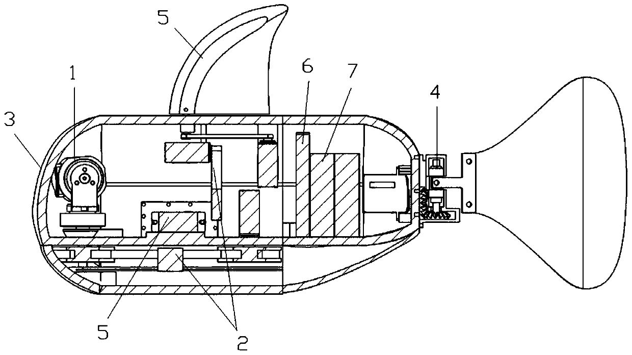 Vision-based multi-fin cooperation drive robotic fish