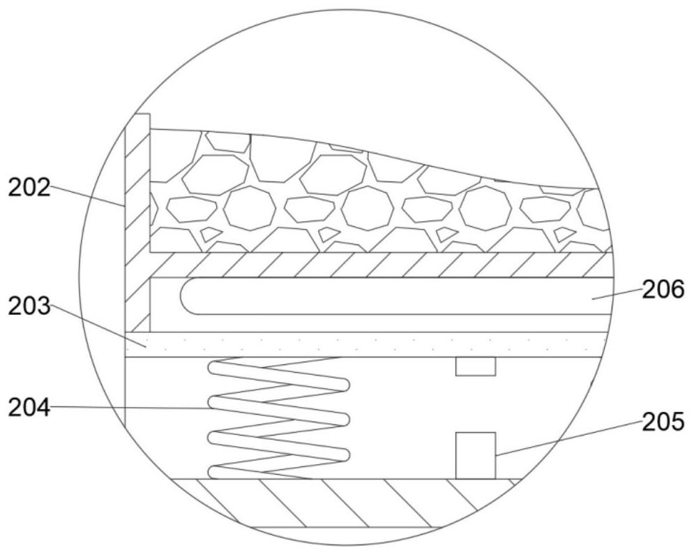 A post-production wastewater treatment device for cosmetics production