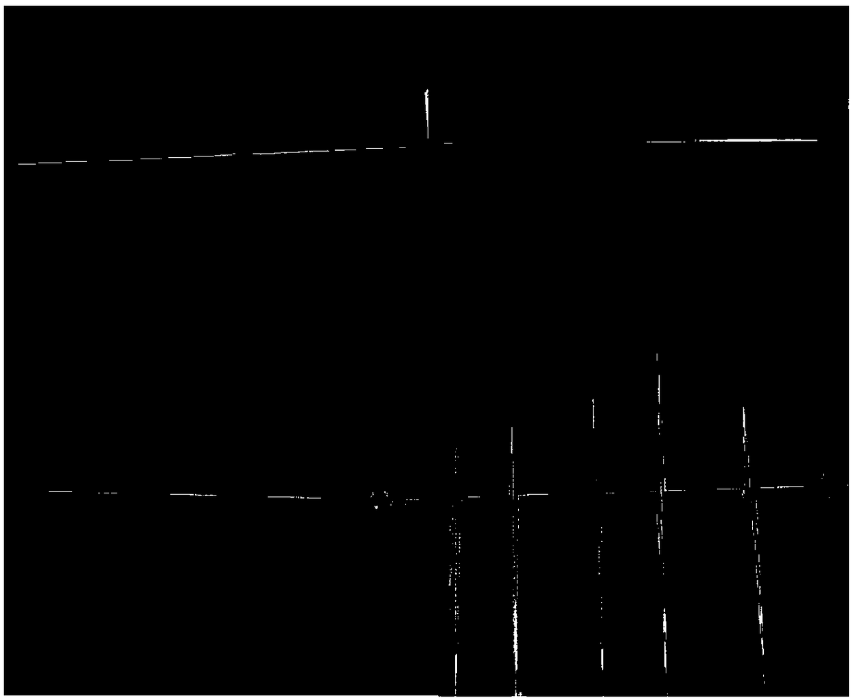 Optical cable knocking signal displaying method and system