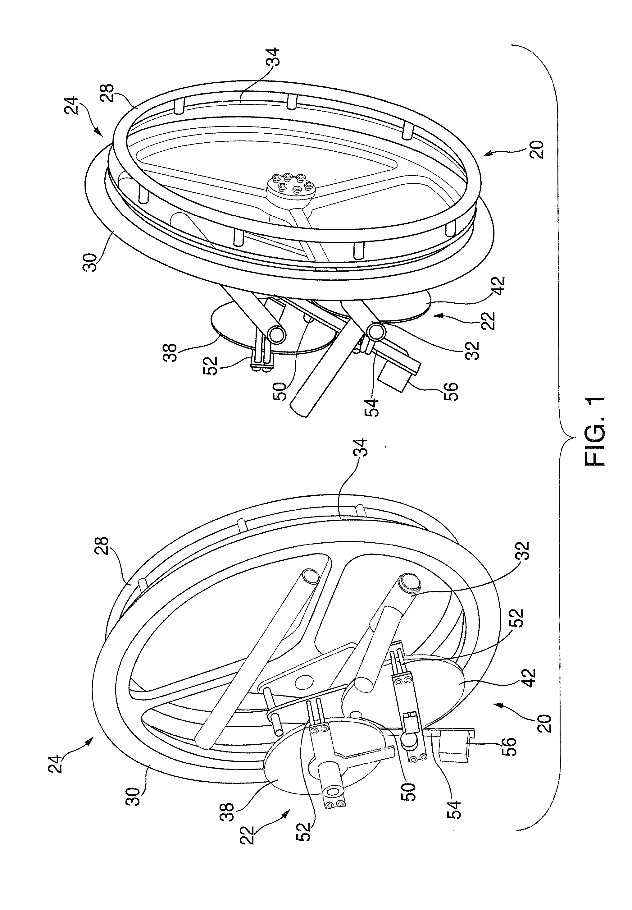 Gear-shifting system for manually propelled wheelchairs