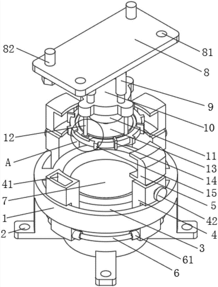 Large annular blank cutting equipment with automatic chip breaking function