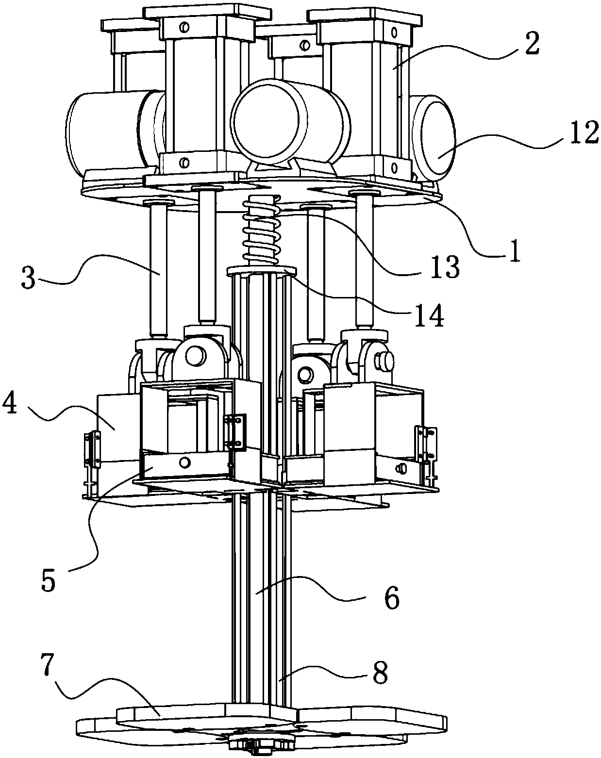 Rotary vibration integrated germinated brown rice cleaning and lifting device