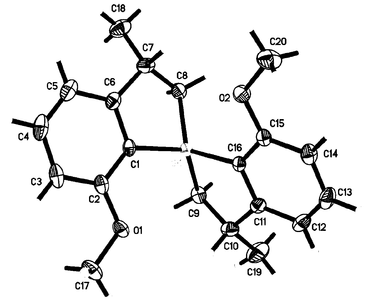 Spirobi(dihydrobenzosilole) diphenol compound, and synthesis method and application thereof