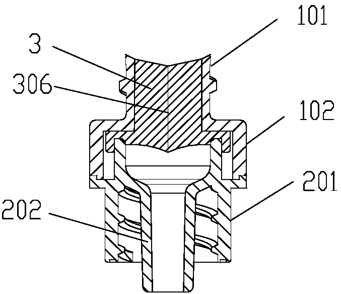 Infusion connector for preventing infection and preparing method thereof