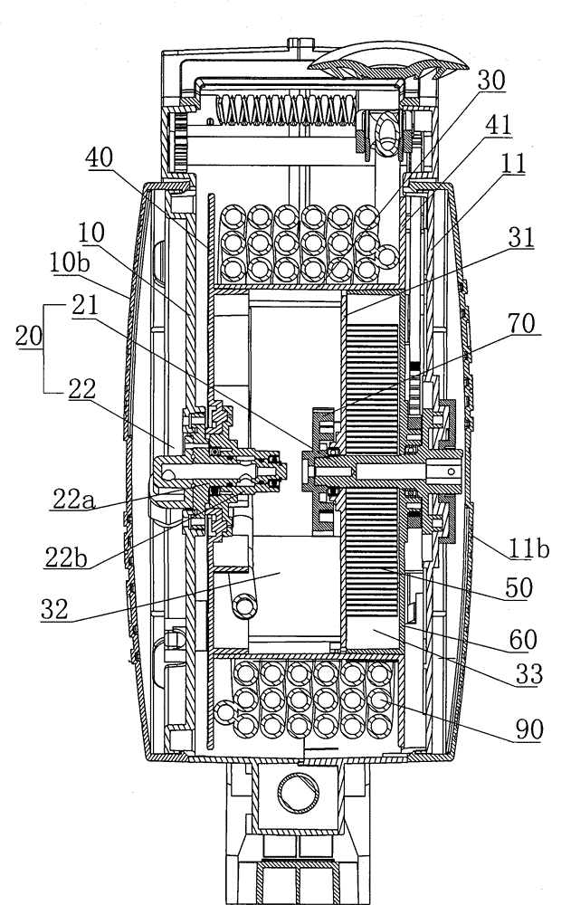 Pipeline scrolling device