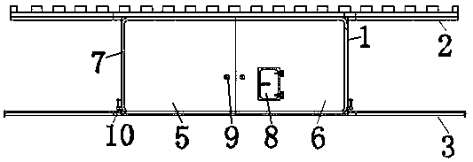 Translation push-pull type double-sash air-tight door