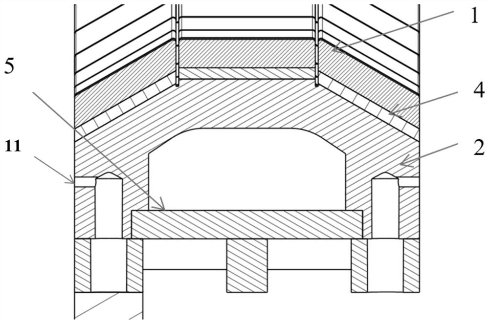 Carbon fiber reinforced composite (CFC) protection limiter