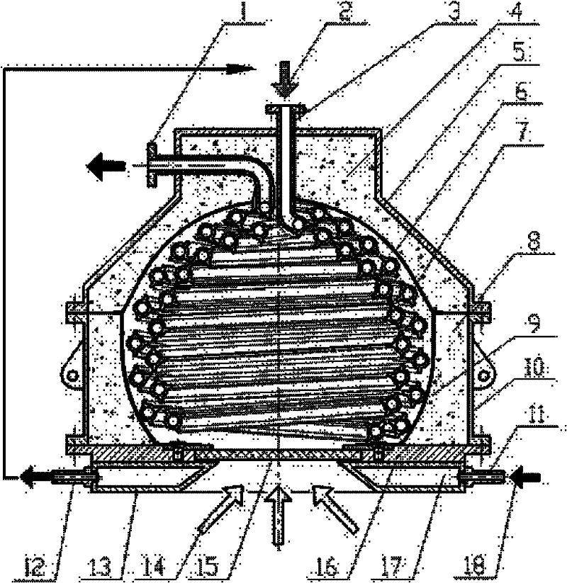 Dish type solar energy thermal power generation system and heat collector thereof