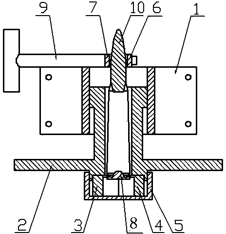 Bullet puller of large-caliber machine gun bullet