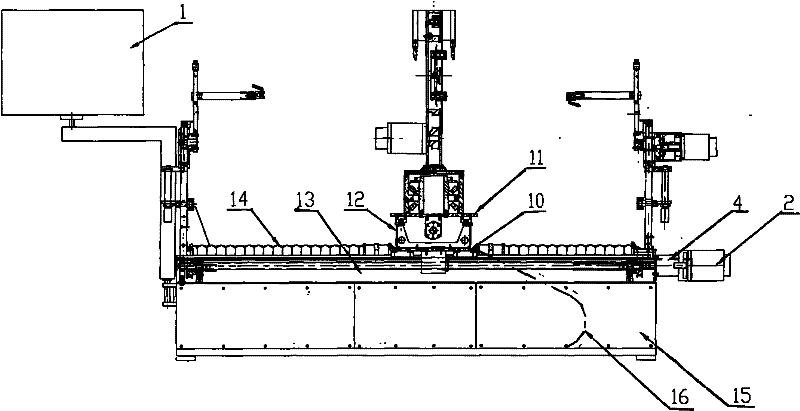 Rotor coil binding machine of wind power generator