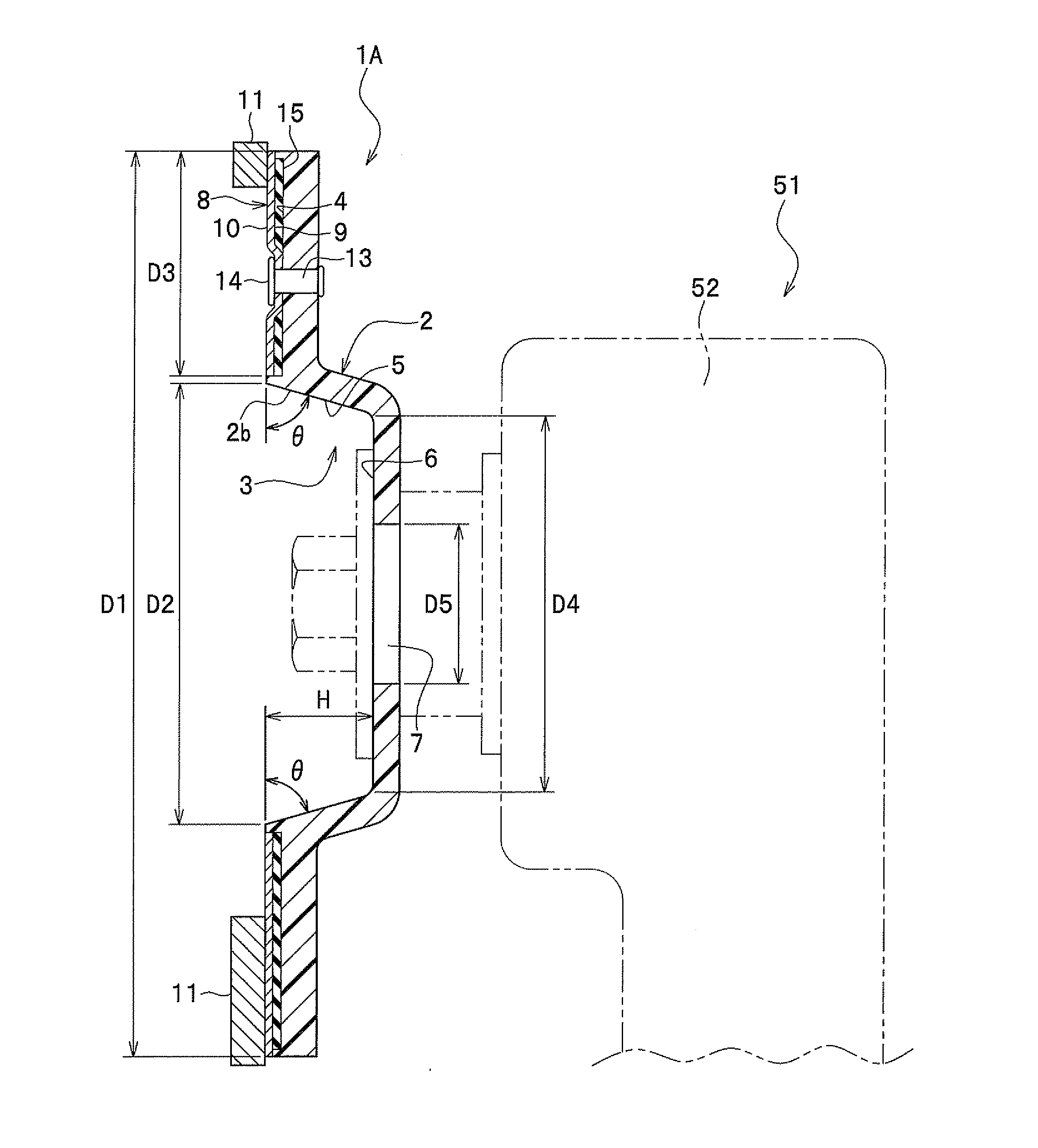 Cup type grinding wheel