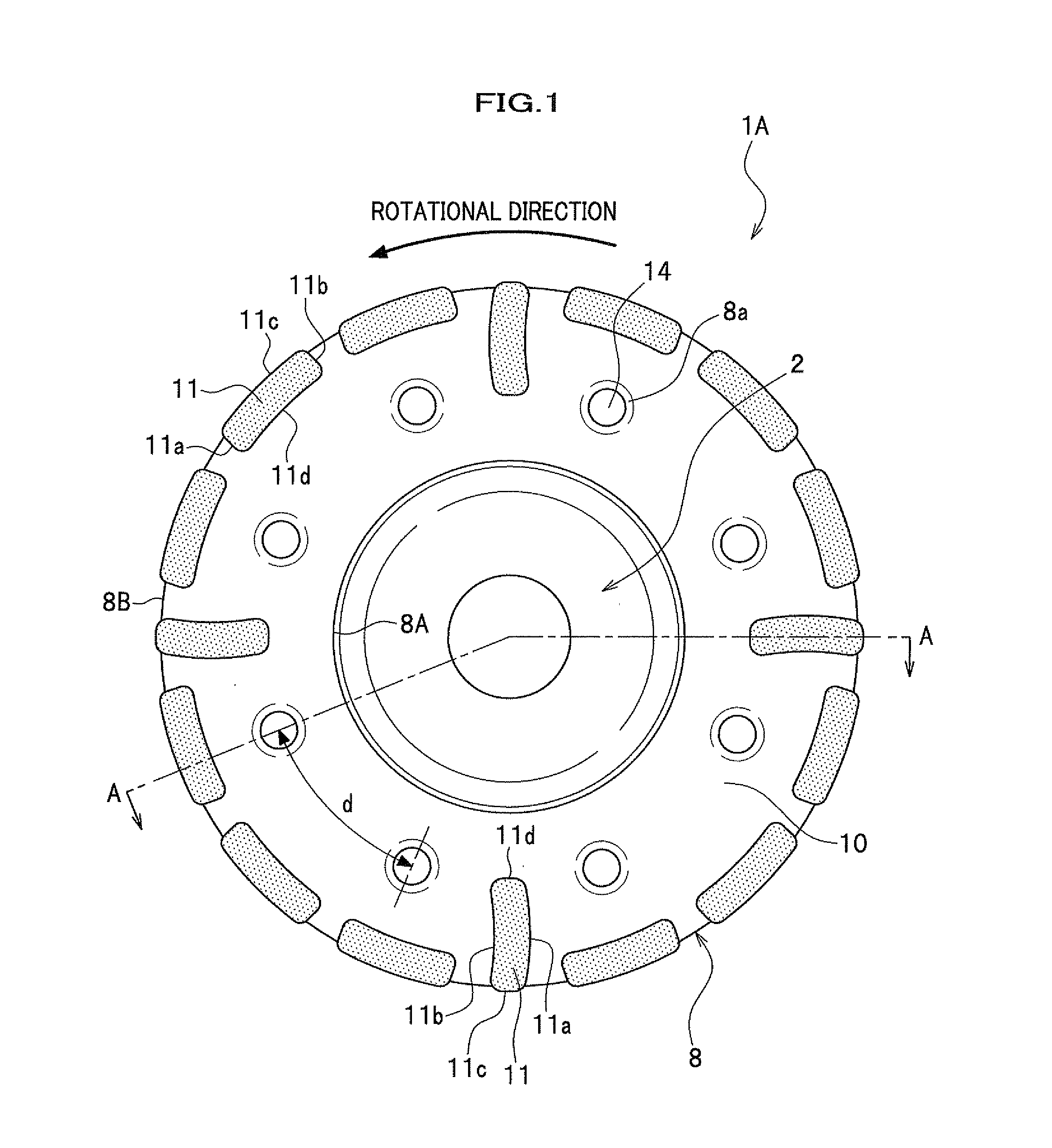 Cup type grinding wheel