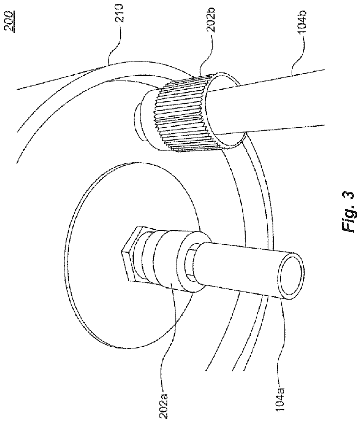 Power-over-fiber safety system