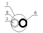 Anchor rope total length anchoring method for coal mine soft rock roadway