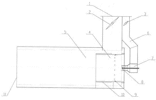 Air duct ignition burner