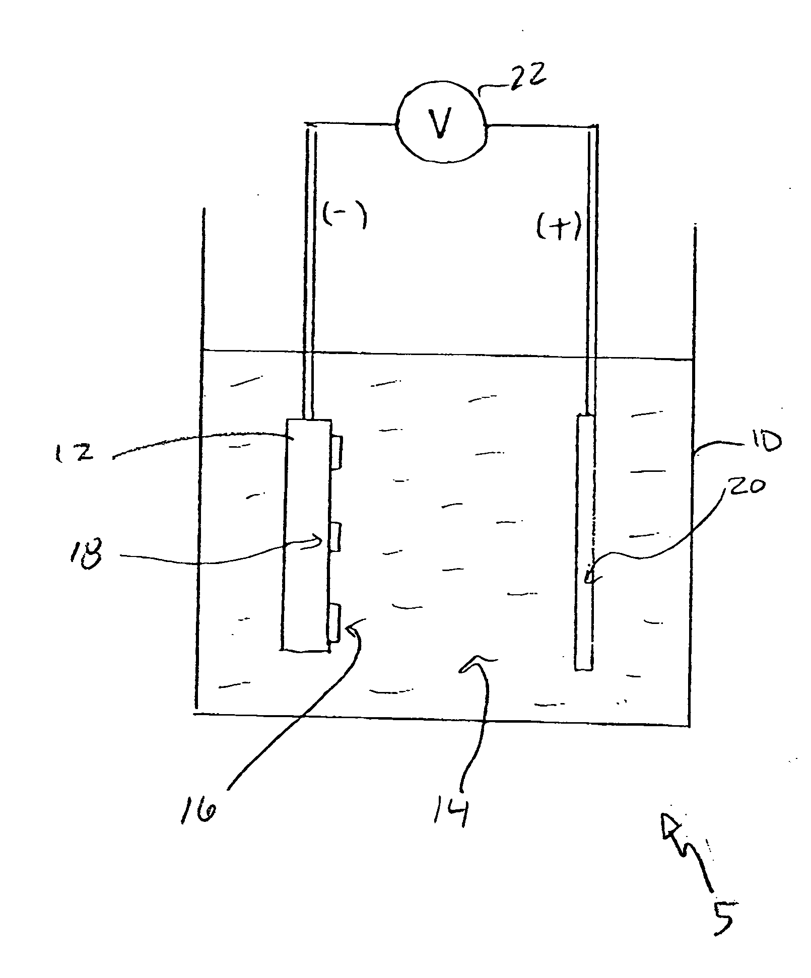 Electrolytic method for photoresist stripping