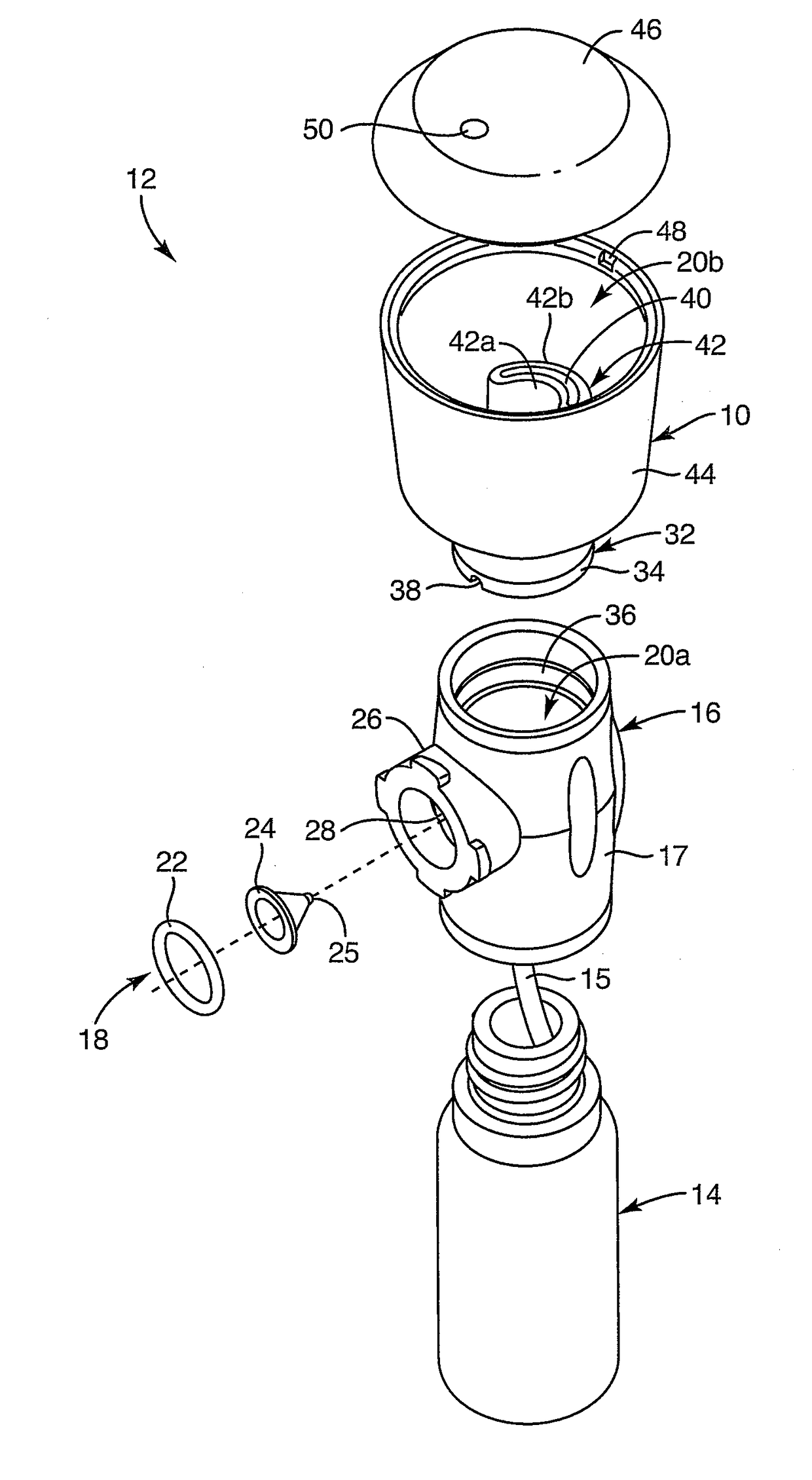 Air-blade, silencer and separator apparatus and method